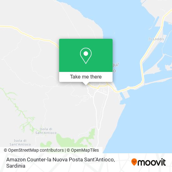 Amazon Counter-la Nuova Posta Sant'Antioco map