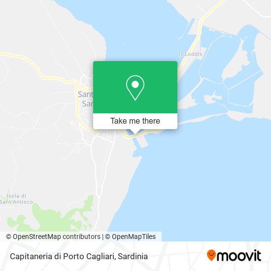 Capitaneria di Porto Cagliari map