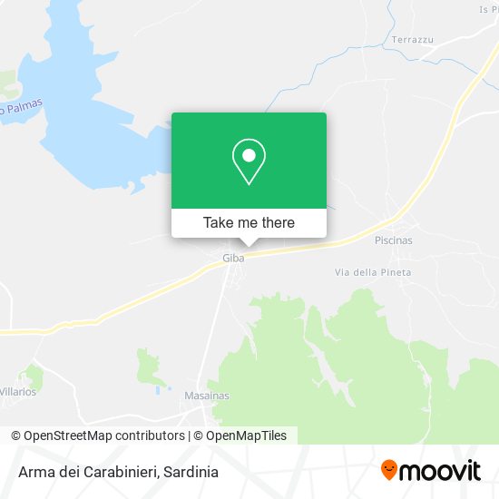 Arma dei Carabinieri map