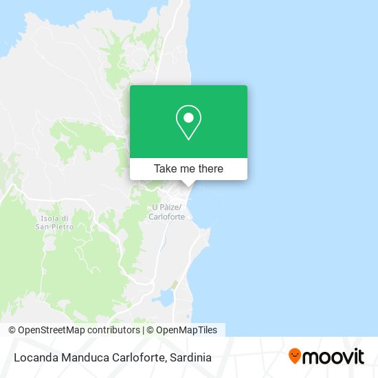 Locanda Manduca Carloforte map