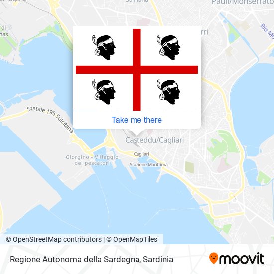 Regione Autonoma della Sardegna map