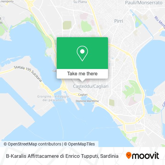 B-Karalis Affittacamere di Enrico Tupputi map