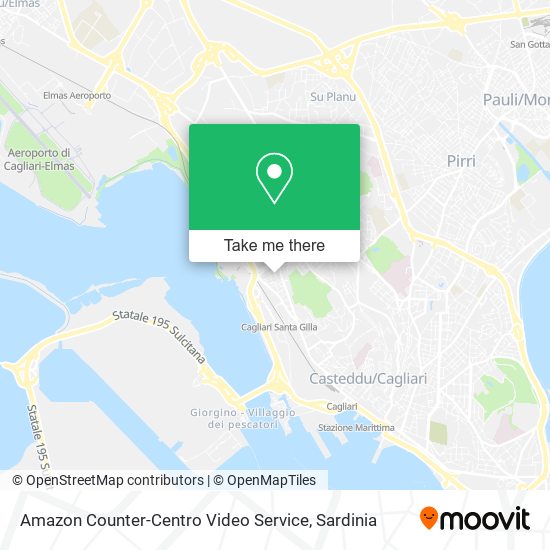 Amazon Counter-Centro Video Service map