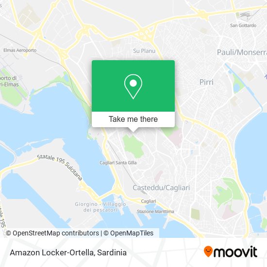 Amazon Locker-Ortella map