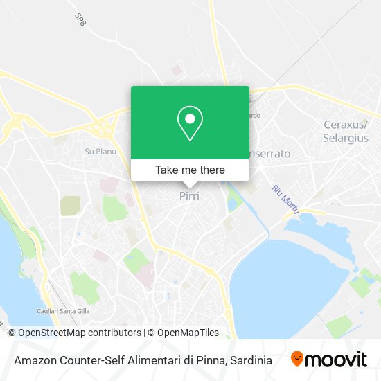 Amazon Counter-Self Alimentari di Pinna map