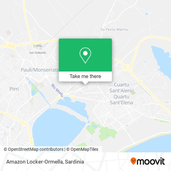 Amazon Locker-Ormella map