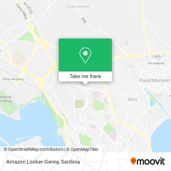 Amazon Locker-Genny map