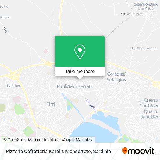 Pizzeria Caffetteria Karalis Monserrato map