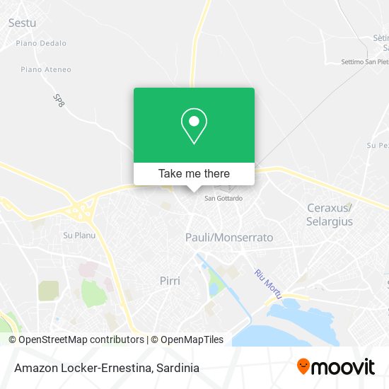 Amazon Locker-Ernestina map