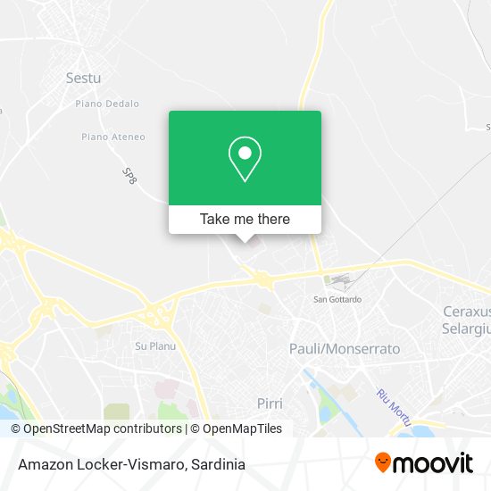 Amazon Locker-Vismaro map