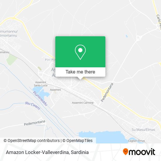 Amazon Locker-Valleverdina map