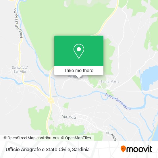 Ufficio Anagrafe e Stato Civile map