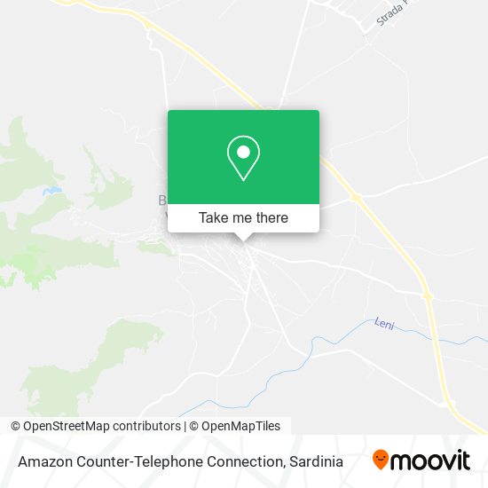 Amazon Counter-Telephone Connection map