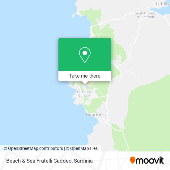 Beach & Sea Fratelli Caddeo map