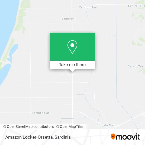 Amazon Locker-Orsetta map