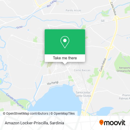 Amazon Locker-Priscilla map