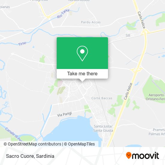 Sacro Cuore map