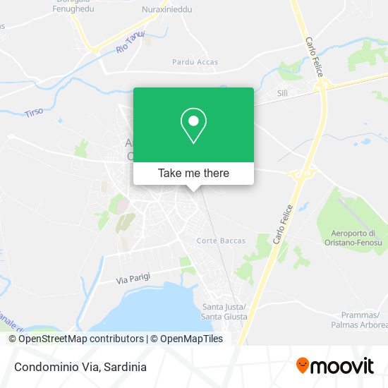Condominio Via map