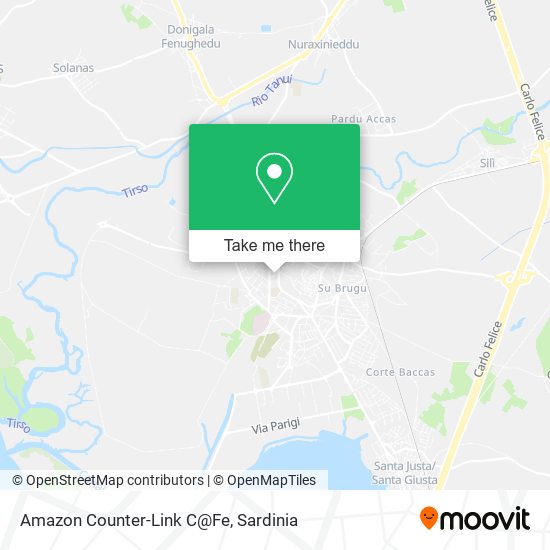 Amazon Counter-Link C@Fe map