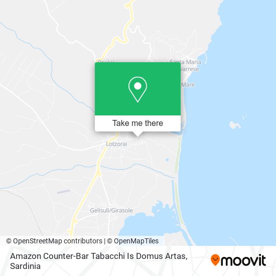 Amazon Counter-Bar Tabacchi Is Domus Artas map