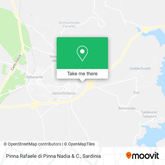 Pinna Rafaele di Pinna Nadia & C. map