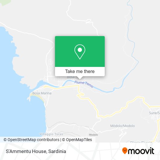 S'Ammentu House map