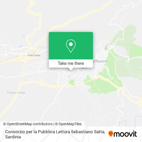 Consorzio per la Pubblica Lettura Sebastiano Satta map