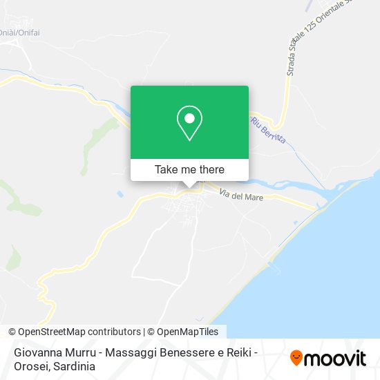 Giovanna Murru - Massaggi Benessere e Reiki - Orosei map