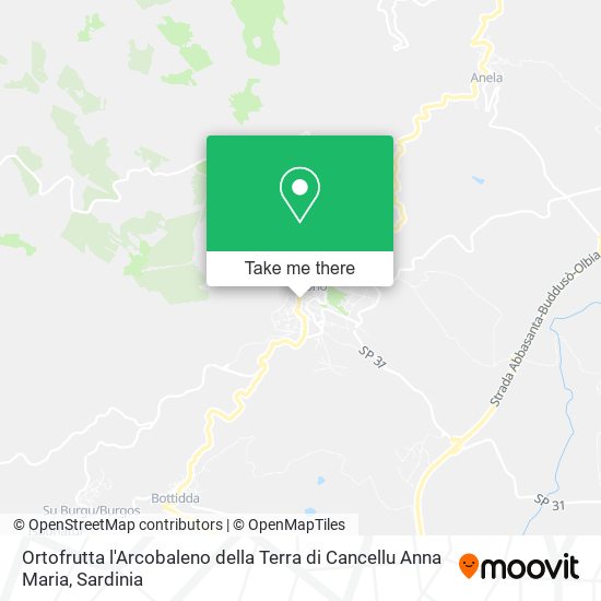 Ortofrutta l'Arcobaleno della Terra di Cancellu Anna Maria map