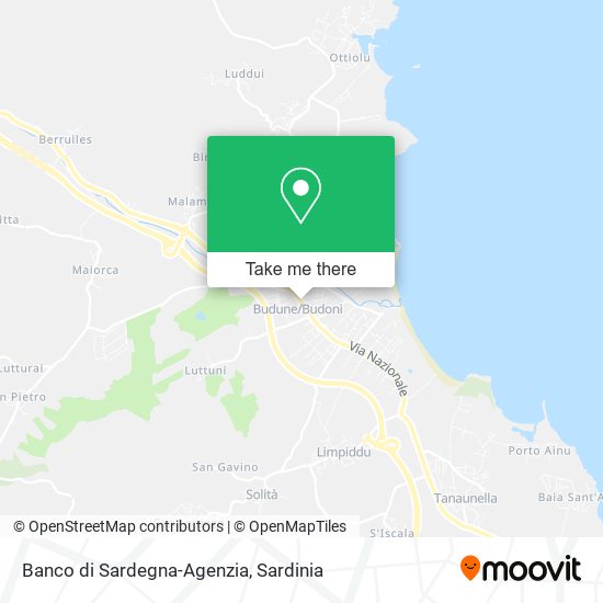 Banco di Sardegna-Agenzia map