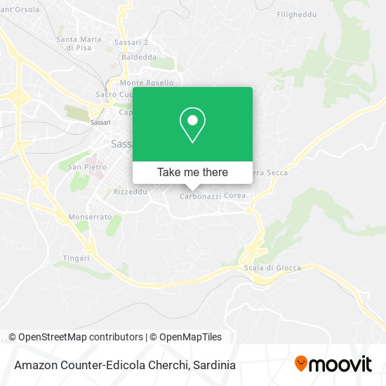 Amazon Counter-Edicola Cherchi map