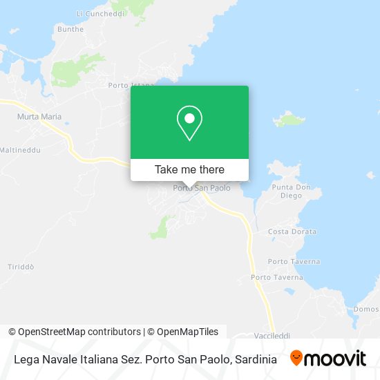 Lega Navale Italiana Sez. Porto San Paolo map