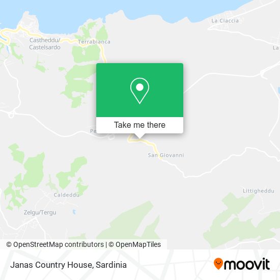 Janas Country House map