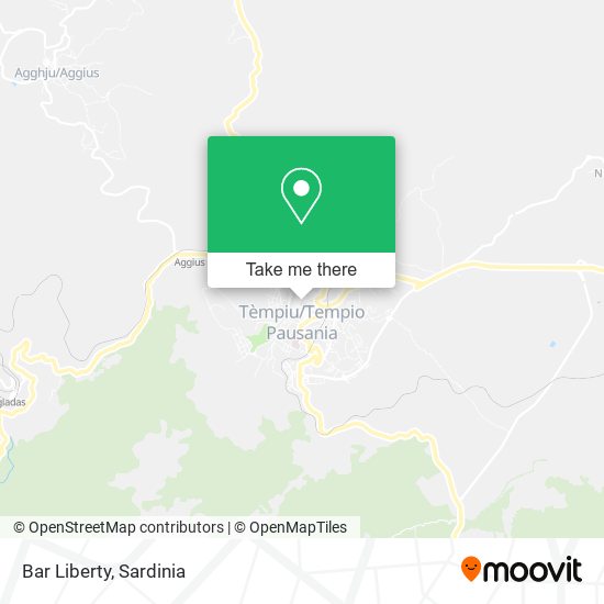 Bar Liberty map