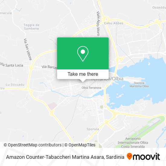 Amazon Counter-Tabaccheri Martina Asara map