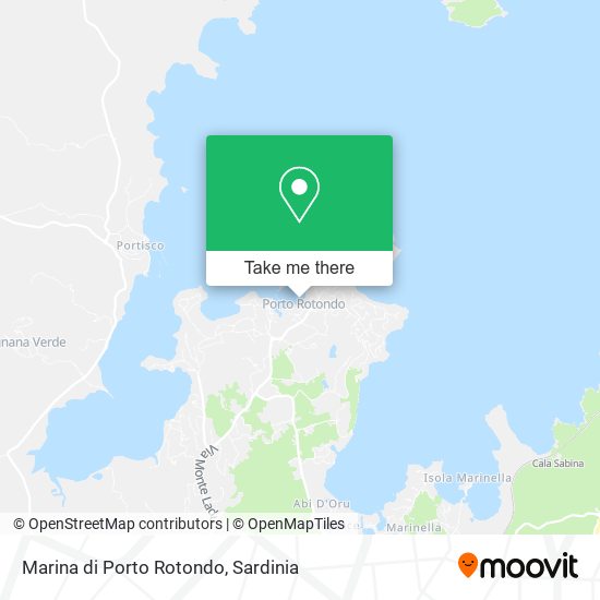 Marina di Porto Rotondo map