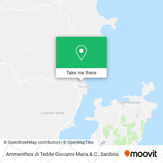 Ammenthos di Tedde Giovanni Maria & C. map