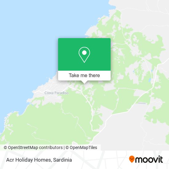 Acr Holiday Homes map