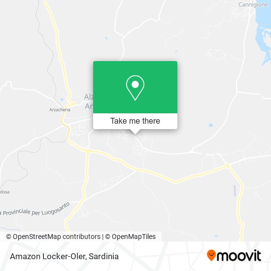 Amazon Locker-Oler map