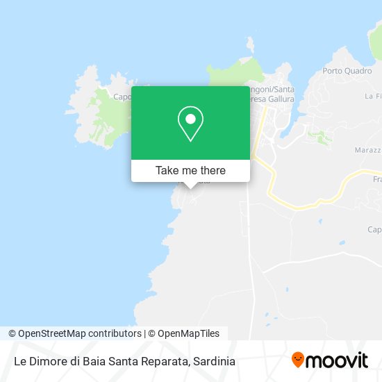 Le Dimore di Baia Santa Reparata map