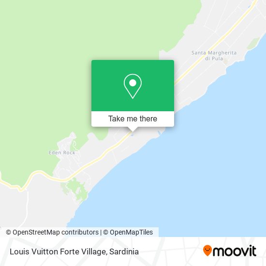 Louis Vuitton Forte Village map