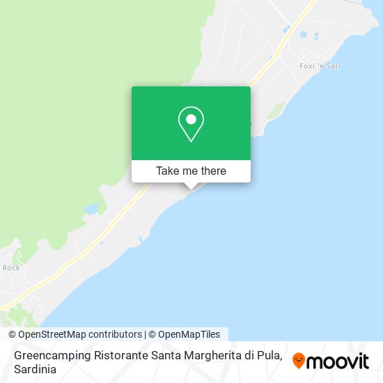 Greencamping Ristorante Santa Margherita di Pula map