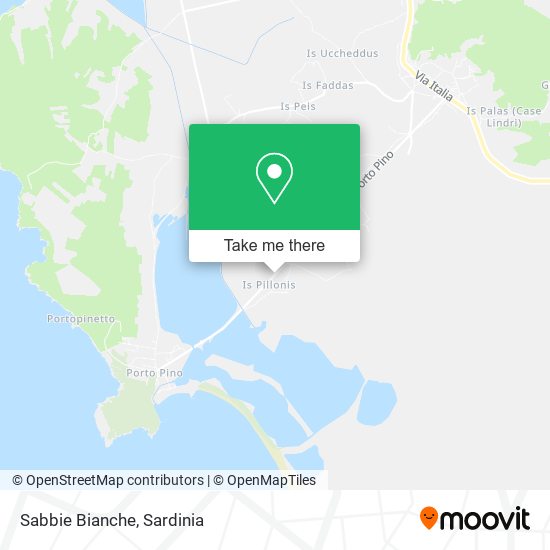 Sabbie Bianche map