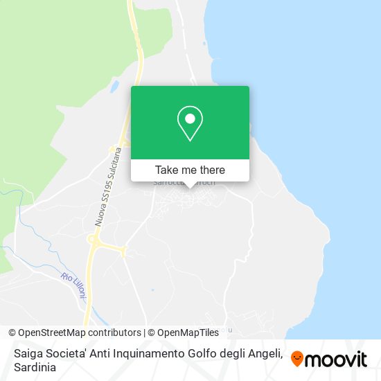 Saiga Societa' Anti Inquinamento Golfo degli Angeli map