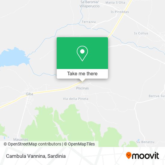 Cambula Vannina map