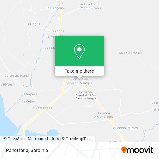Panetteria map