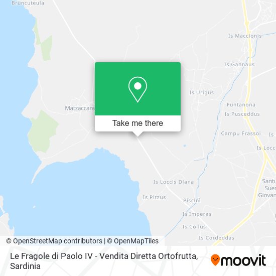 Le Fragole di Paolo IV - Vendita Diretta Ortofrutta map