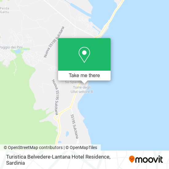 Turistica Belvedere-Lantana Hotel Residence map