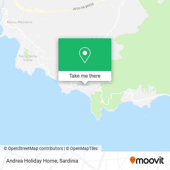 Andrea Holiday Home map