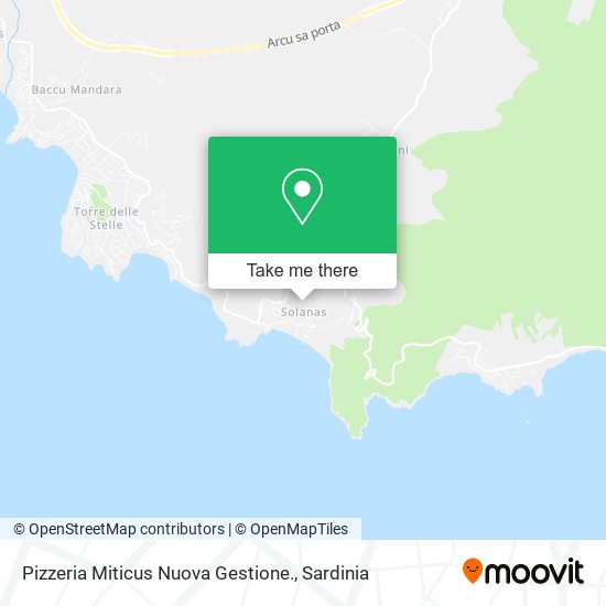 Pizzeria Miticus Nuova Gestione. map